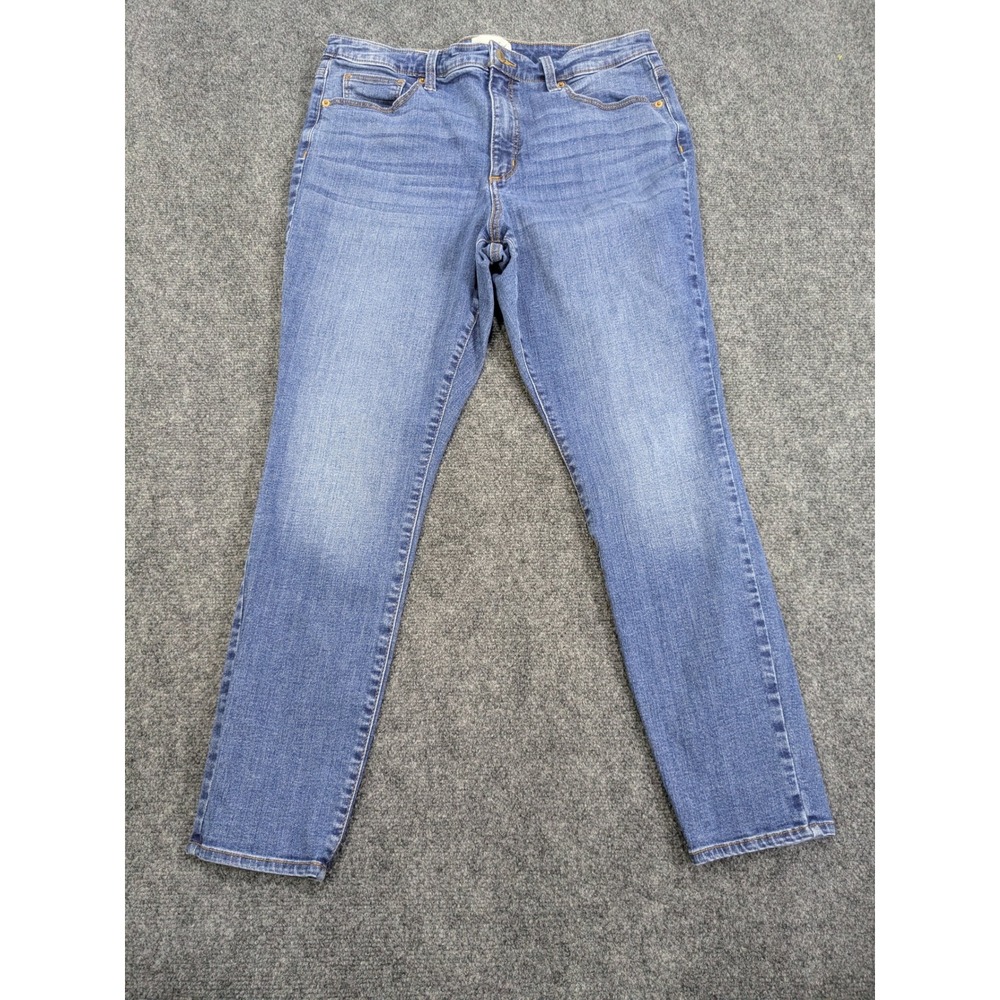Universal Thread High Rise Skinny Jeans Women 14/32R Blue Stretch Denim